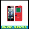 FUNDA SILICONA GAME BOY PARA IPHONE 5 5G ROJA